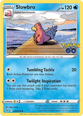 Slowbro [020/078] [Pokemon GO] Reverse Holofoil