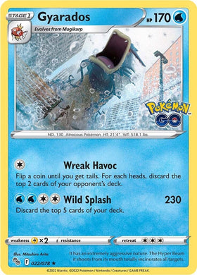 Gyarados [022/078] [Pokemon GO] Holofoil