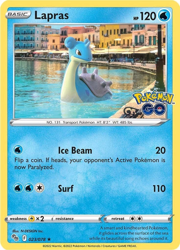 Lapras [023/078] [Pokemon GO] Holofoil