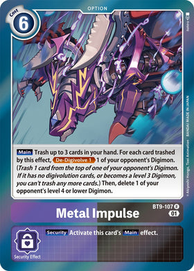 Metal Impulse [BT9-107] [X Record] Foil