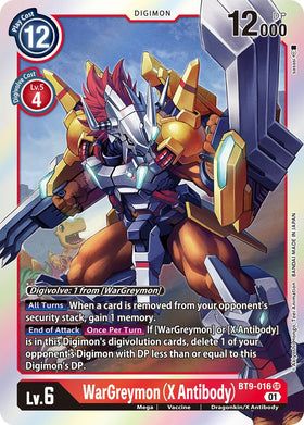 WarGreymon (X Antibody) [BT9-016] [X Record] Foil