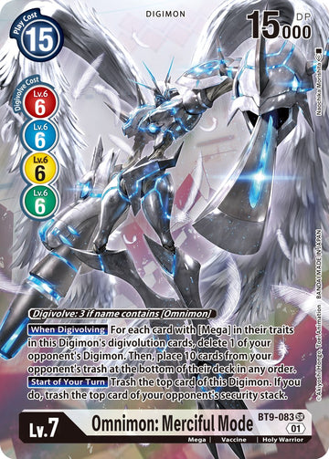 Omnimon: Merciful Mode (Alternate Art) [BT9-083] [X Record] Foil