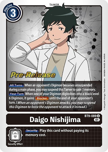 Daigo Nishijima [BT9-089] [X Record Pre-Release Cards] Foil