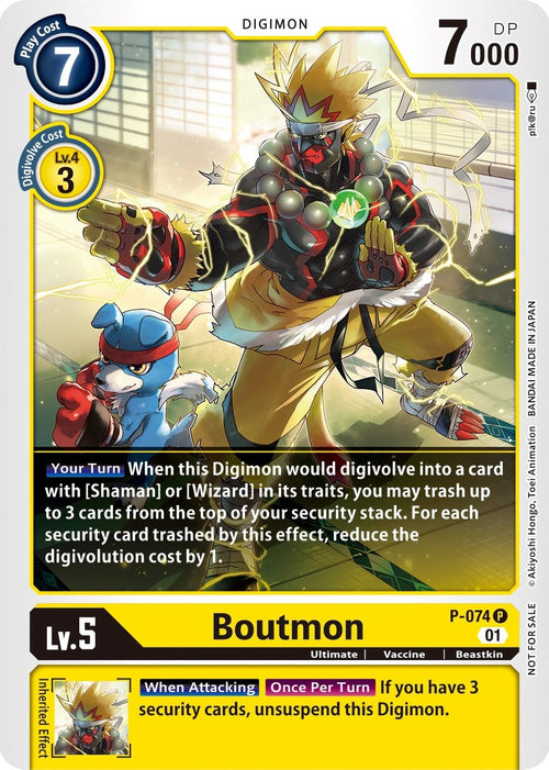Boutmon [P-074] [Digimon Promotion Cards] Foil