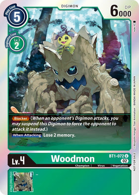 Woodmon (Official Tournament Pack Vol. 6) [BT1-072] [Release Special Booster 1.0] Foil