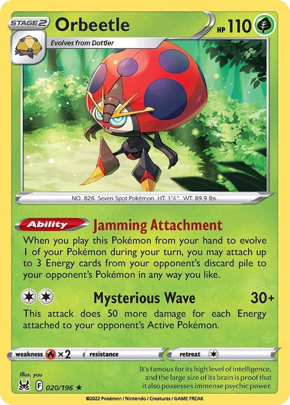 Orbeetle [020/196] [Lost Origin] Holofoil