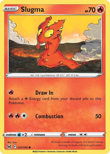 Slugma [021/196] [Lost Origin] Reverse Holofoil