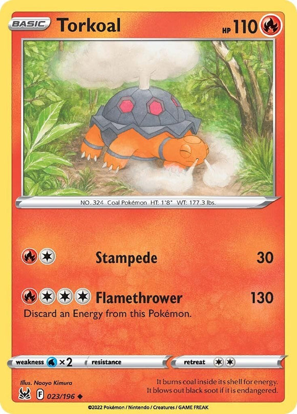 Torkoal [023/196] [Lost Origin] Reverse Holofoil