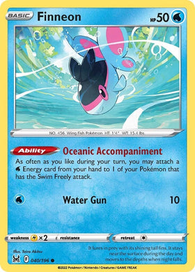 Finneon [040/196] [Lost Origin] Reverse Holofoil