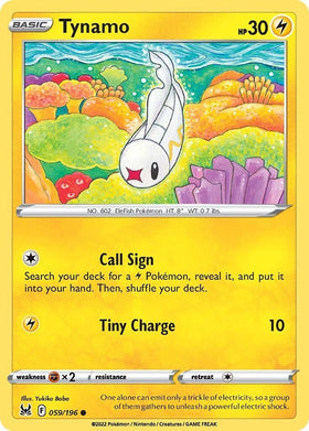 Tynamo [059/196] [Lost Origin] Reverse Holofoil