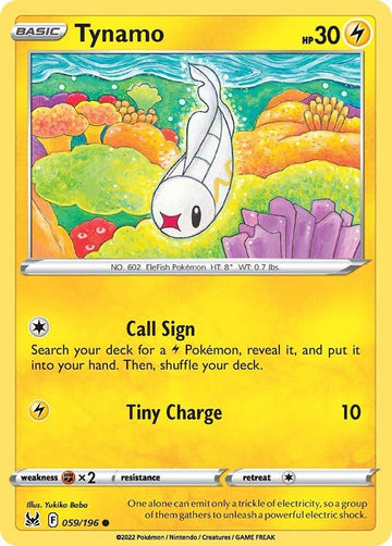 Tynamo [059/196] [Lost Origin] Reverse Holofoil