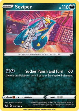 Seviper [116/196] [Lost Origin] Reverse Holofoil