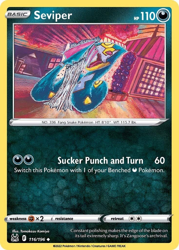 Seviper [116/196] [Lost Origin] Reverse Holofoil