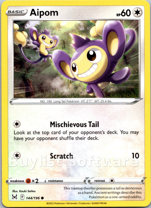 Aipom [144/196] [Lost Origin]
