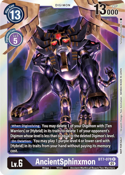 AncientSphinxmon (Event Pack 3) [BT7-078] [Next Adventure] Foil