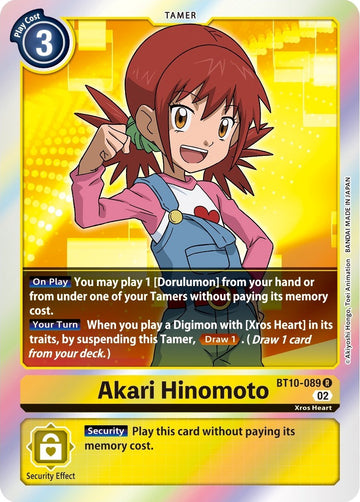 Akari Hinomoto [BT10-089 R] [Xros Encounter] Foil