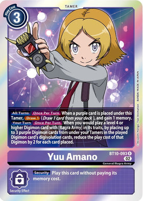 Yuu Amano [BT10-093] [Xros Encounter] Foil