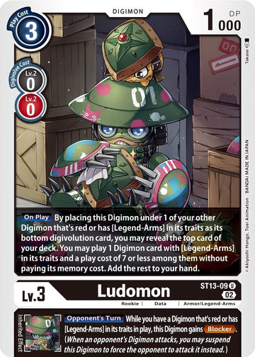 Ludomon [ST13-09] [Starter Deck 13: Ragnaloardmon]