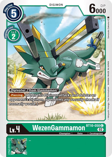 WezenGammamon [BT10-050 C] [Xros Encounter]