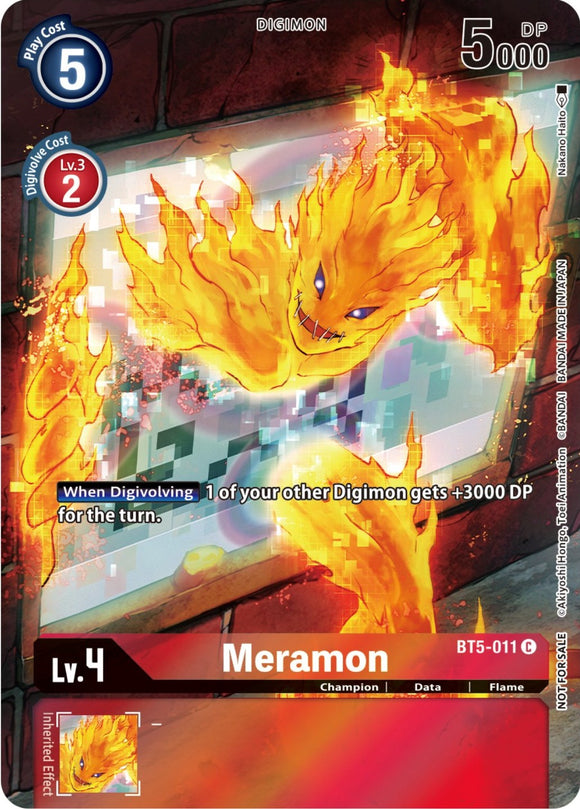 Meramon (25th Special Memorial Pack) [BT5-011] [Battle of Omni] Foil