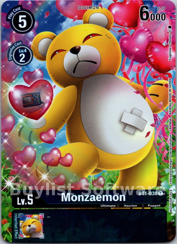 Monzaemon (25th Special Memorial Pack) [BT1-038] [Release Special Booster 1.0] Foil