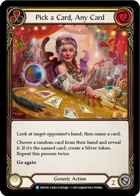 Pick a Card, Any Card (Yellow) (Extended Art)