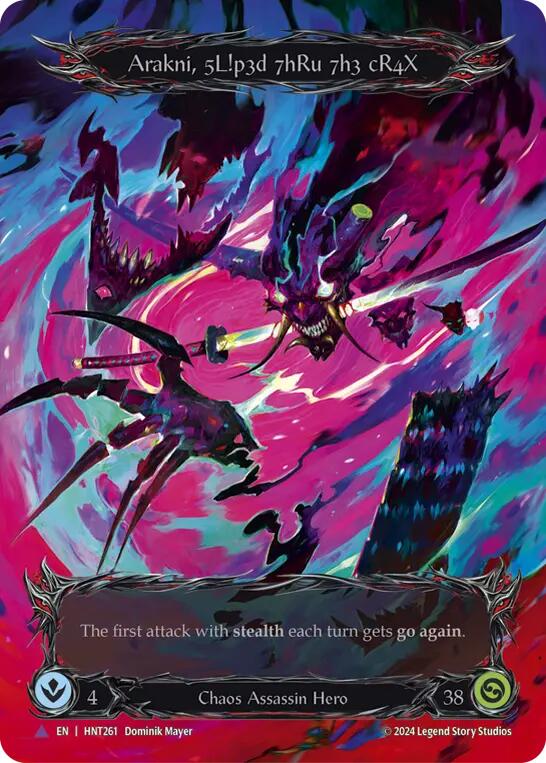 Arakni, 5L!p3d 7hRu 73h cR4X (Marvel)