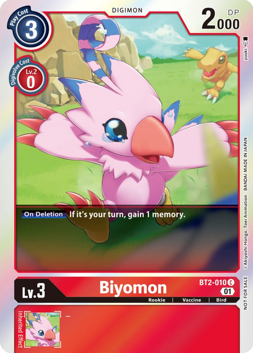 Biyomon (ST-11 Special Entry Pack) [BT2-010] [Release Special Booster 1.0] Foil