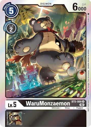 WaruMonzaemon (Official Tournament Pack Vol. 7) [BT5-066 R] [Battle of Omni] Foil