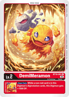 DemiMeramon [BT10-001] [Xros Encounter]