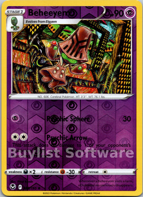 Beheeyem [080/195] [Silver Tempest] Reverse Holofoil