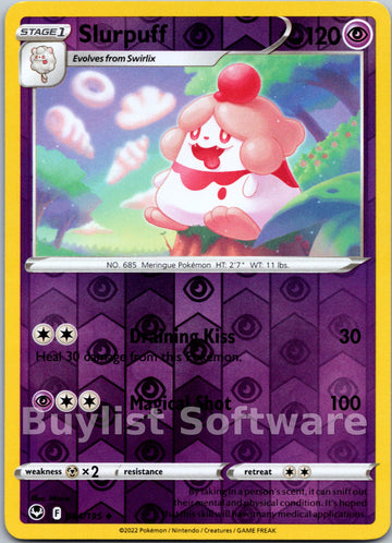 Slurpuff [084/195] [Silver Tempest] Reverse Holofoil