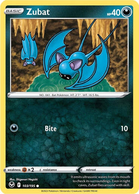 Zubat [103/195] [Silver Tempest]