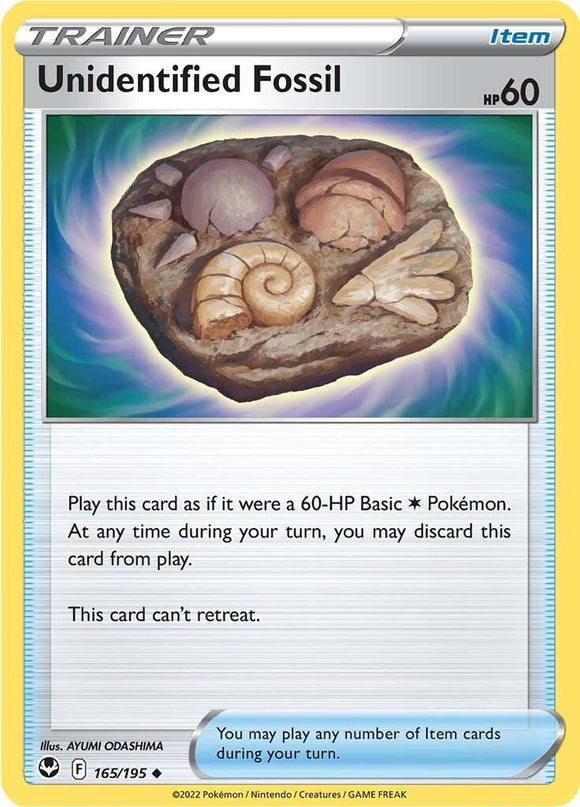 Unidentified Fossil [165/195] [Silver Tempest]