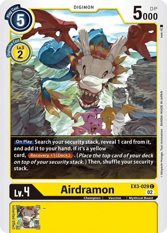 Airdramon [EX3-029 C] [Draconic Roar]