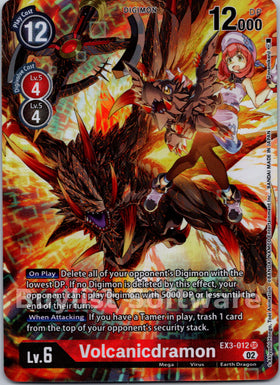 Volcanicdramon (Alternate Art) [EX3-012] [Draconic Roar] Foil