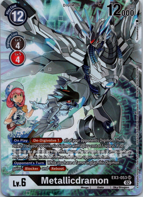 Metallicdramon (Alternate Art) [EX3-053] [Draconic Roar] Foil