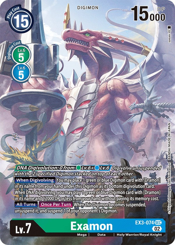 Examon (Alternate Art) [EX3-074] [Draconic Roar] Foil