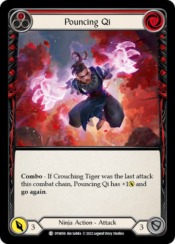 Pouncing Qi (Red) [DYN056] [Dynasty] Rainbow Foil