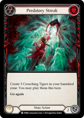 Predatory Streak (Red) [DYN062] [Dynasty]