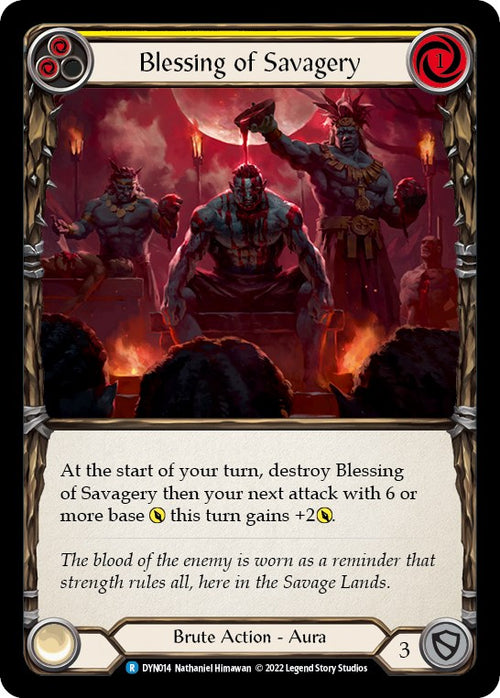 Blessing of Savagery (Yellow) [DYN014] [Dynasty]