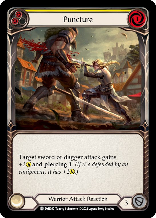 Puncture (Yellow) [DYN080] [Dynasty] Rainbow Foil