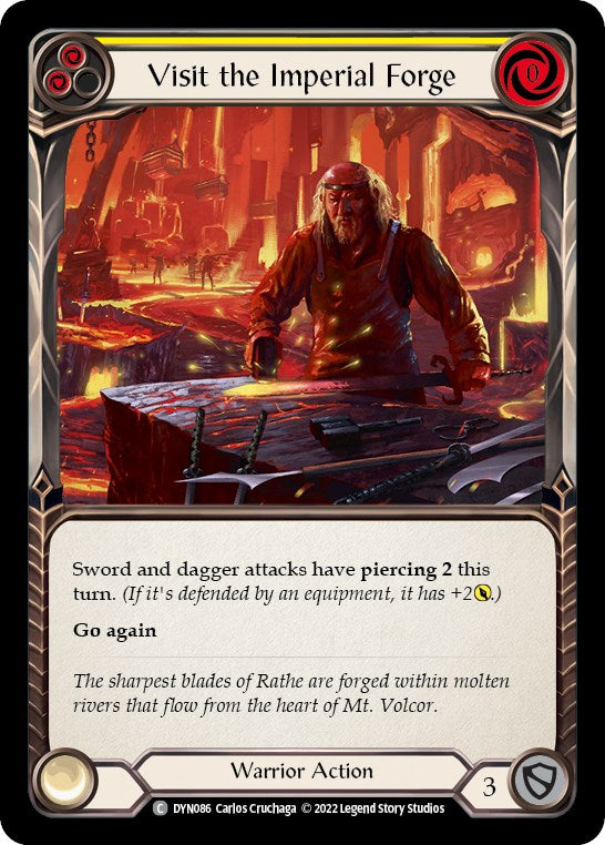 Visit the Imperial Forge (Yellow) [DYN086] [Dynasty] Rainbow Foil