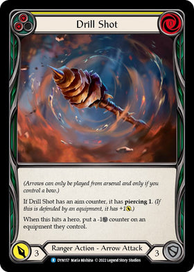 Drill Shot (Yellow) [DYN157] [Dynasty] Rainbow Foil