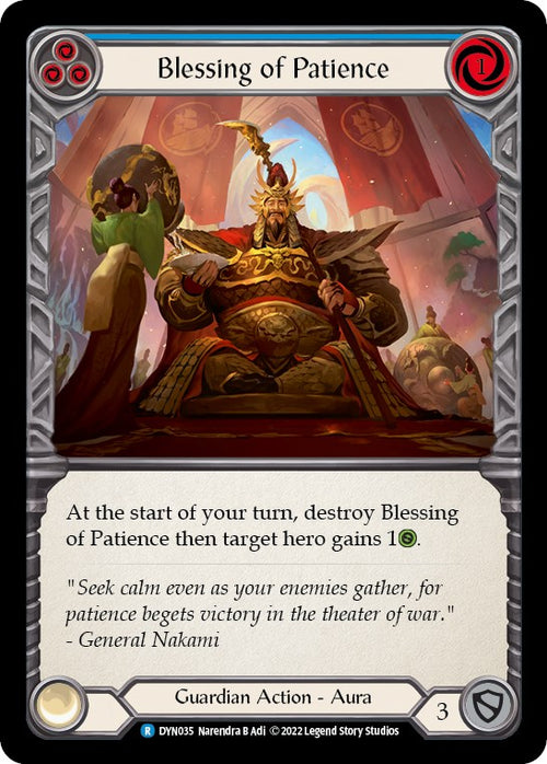 Blessing of Patience (Blue) [DYN035] [Dynasty]