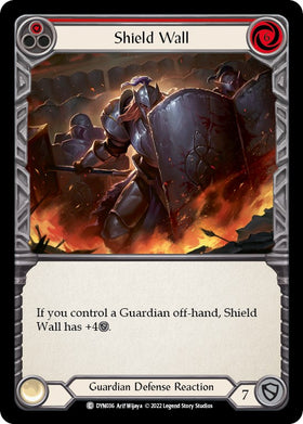 Shield Wall (Red) [DYN036] [Dynasty] Rainbow Foil