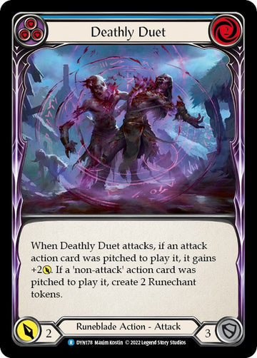 Deathly Duet (Blue) [DYN178] [Dynasty] Rainbow Foil