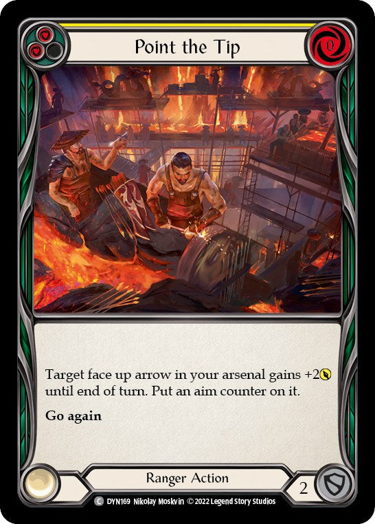 Point the Tip (Yellow) [DYN169] [Dynasty] Rainbow Foil