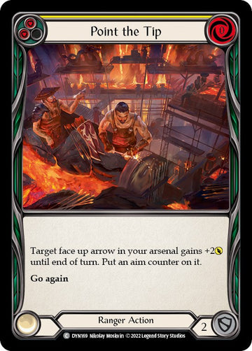 Point the Tip (Yellow) [DYN169] [Dynasty] Rainbow Foil