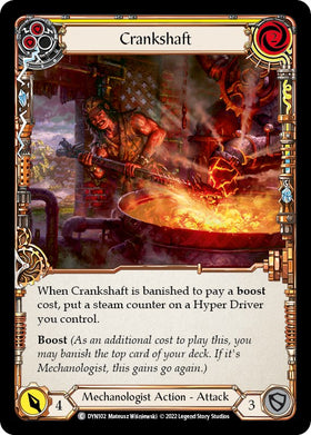 Crankshaft (Yellow) [DYN102] [Dynasty] Rainbow Foil